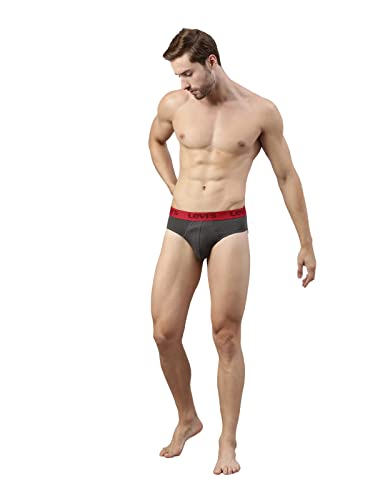 Image of Levi's 066 Brief for Men | Cotton Stretch Fabric | Durable & Breathable Underwear for Men | Anti-Roll Waistband | Extra Supportive Gusset | Functional Fly | Dual Layer 3D Pouch | Tagless | Pack of 1