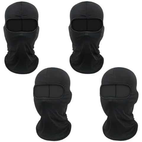 SKJAXF Black Balaclava for Outdoor Sports Cover