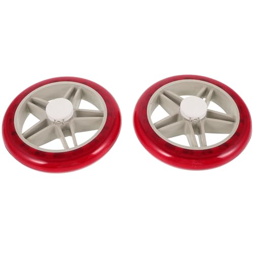 Roues de chariot de courses fiables en plastique PU robuste avec design élégant