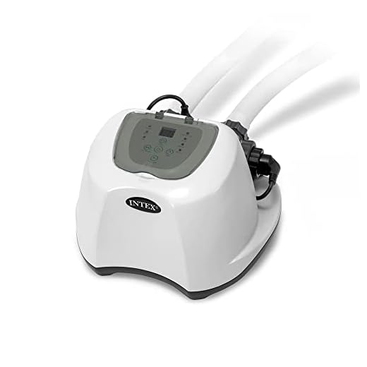 Intex Clorador Salino, Clorador Salino Para Piscinas, 5 Gramos/Hora, Piscinas Desmontables Pequeñas, 26.500 Litros, 3 Modos De Autolimpieza, Programación 12 Horas