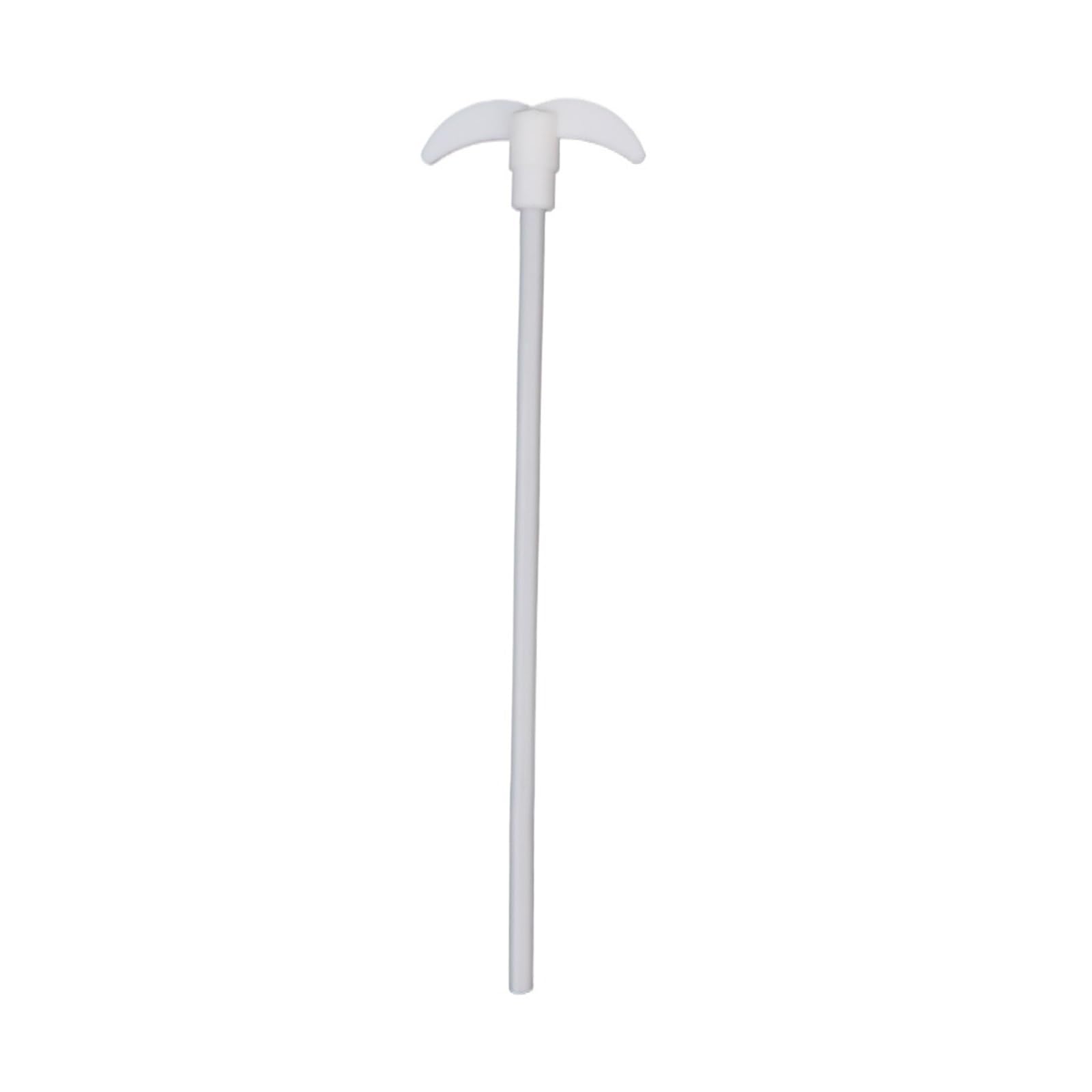Varilla agitadora de eje agitador de PTFE Eje mezclador agitador de PTFE con paletas plegables, varillas agitadoras for experimentos de laboratorio científico(L 450mm Oar Dia 90mm)