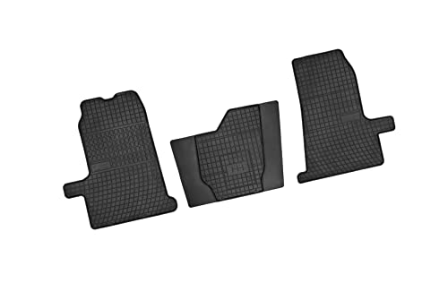 Bär-AfC FO05217 Gummimatten Auto Fußmatten Schwarz, Erhöhter...