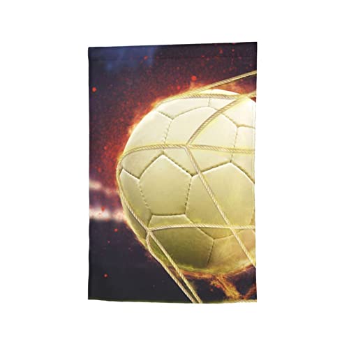 Drapeau de jardin football de qualité premium avec motif net - 7