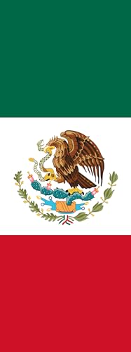 Drapeau Mexique géant 6m² pour une visibilité parfaite de loin en hauteur