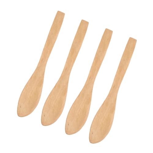 HOLIDYOYO Wood Bread Knife Set Serrated Edge Butter Knives for Jam Peanut Mustard Mayonnaise