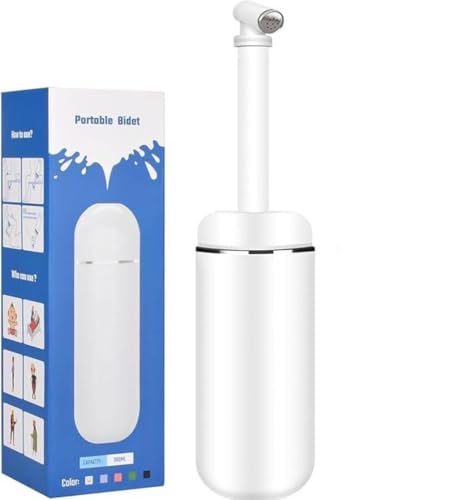 Image of Bebo Creations Portable Jet Spray for Toilet: Travel Essentials for Men & Women - Bidet Spray Gun, Portable Bidet, Hostel Essentials, Toilet Seat Sanitizer, Useful Gadgets for Home & Hygiene