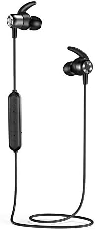 HSPRO Bluetooth Headphones, Bluetooth Wireless Earbuds, IPX5 Waterproof Magnetic Sports Earphones for Running Exercise Gym, Built-in Mic, 8 Hours Playtime