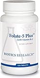 Folate 5 Plus (with B12) 120T - Biotics by Biotics Research