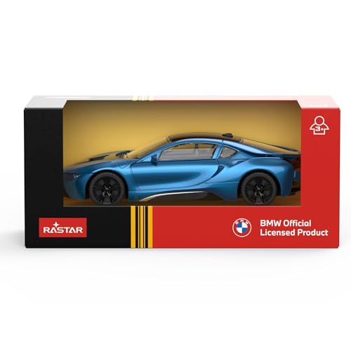 BMW i8 1:43 Scale Die-Cast Model Car - Blue | Detailed Collectors Edition Diecast | Official Licensed Product