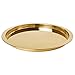 Produktbild Lpinvin Dekoratives Tablett Messing Moderne Dekorative Tray Küche Couchtisch Home Decoration Frühstücksteller Dekoratives Metalltablett (Farbe : Gold, Size : 38cm in Diameter)