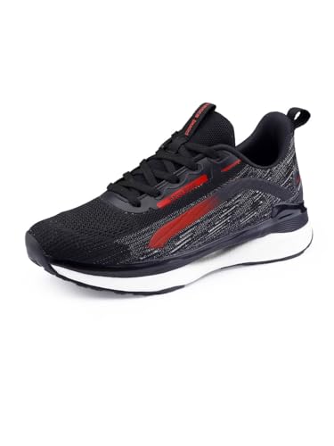 Bacca Bucci Stride Master: The Ultimate Fusion of Performance Shoes Red and Black UK6