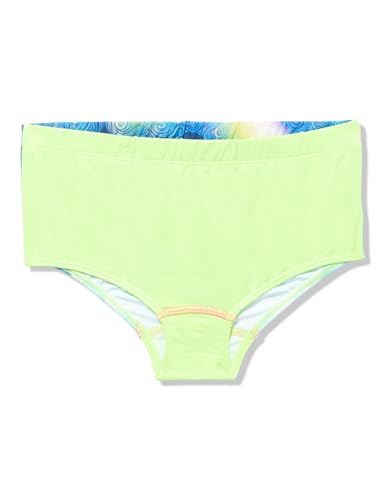 Image of Girls' Long Sleeve Swim Set: Rash Guard with Side-tie Gathering Details at Hem and Panty