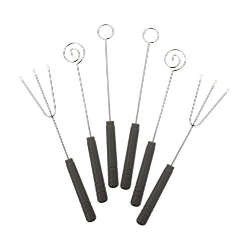 Six Piece Stainless Steel Chocolate Dipping Fork Set for Candy