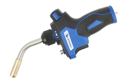Bruciatore A Gas HÖGERT Con 3 Ugelli – Fino A 1850°C Per Saldature E Lavori Di Precisione
