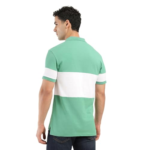 Image of Levi's Men's Cotton Regular Fit Solid Polo T-Shirt