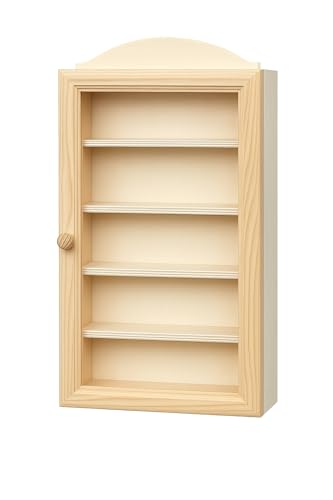 Vitrina Colecciones Madera. Madera en Crudo,...