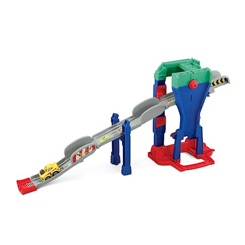 VTech - Tut Tut Bolides Série Pro, Multi Cascades Jump&Go 4 en 1 avec Voiture Jad Super Cascades, Circuit Voitures, 3 Zones Magiques, Cadeau Enfant de 2 Ans à 6 Ans - Contenu en Français