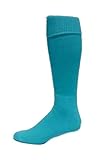 Heavyweight Aqua, Adult Solid-Color Tube-sock