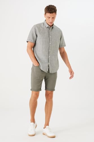 Bermuda short sage green homme Garcia pour un style decontracte au quotidien - 2