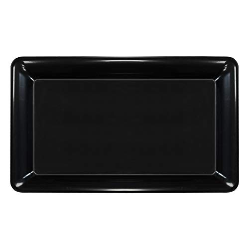 Party Essentials Heavy Duty Plastic Rectangular Tray, 12