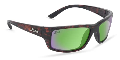 Hobie Snook Men's Polarized Wrap Sport Sunglasses – Large Fit, Full-Coverage, Floatable Frames, Multiple Lens Options