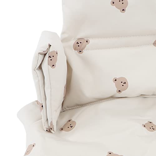 Cojín para comedor de niños con dibujos animados para silla alta de madera y sobremesa de hogar 7