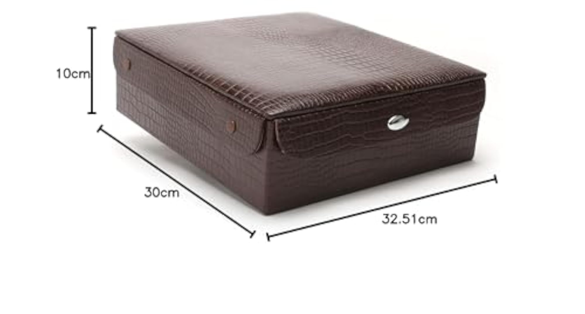Genuine Leather 4 Roll Bangle Box, Wedding Organizer