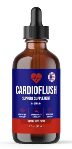 Cardio Flush Drops Cardioflush Supplement Advanced Formula for Daily Support - Natural Formula for Overall Health & Wellness (30 Servings -1Pack)