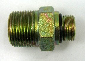 AF C3249-06-08-3/8 Male O-Ring Boss (9/16''-18 Threads) x 1/2 Male Pipe (.840''-14 Threads)