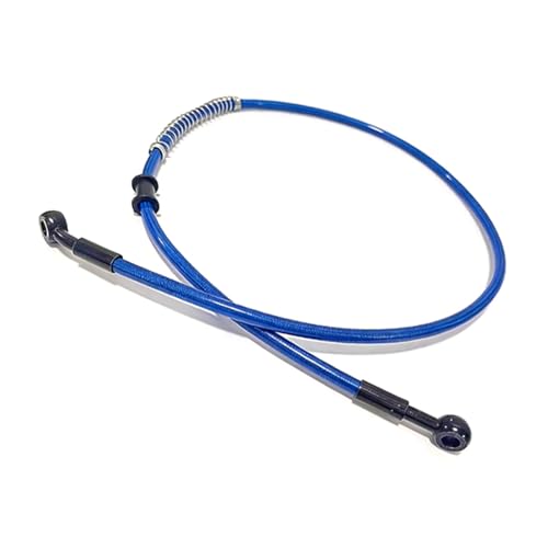 Latiguillo de acero inoxidable M8 para freno hidráulico de moto acabado trenzado de alta durabilidad