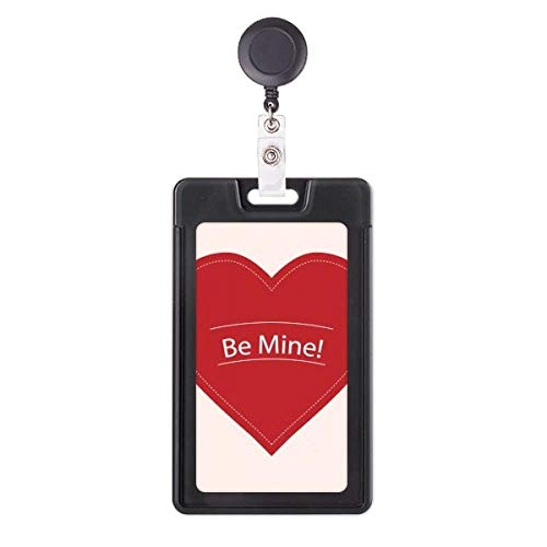 Funda retráctil para tarjeta de San Valentín con diseño Be Mine para enamorar