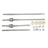 SUNGOOYUE RC Vorder- & Hinterachse Antriebswelle CVD Set, Stahlachsen Kreuzgelenk Antriebswelle Hintere Gerade Welle f¨¹r Axial RR10 90048 90053 1/10 RC Car ,Zubeh?r f¨¹r Modellautos