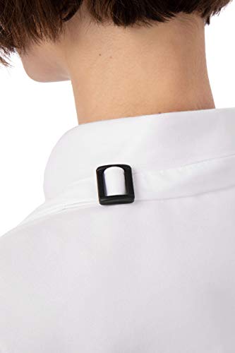 Chef Works Unisex Three Pocket Apron, White, One Size - Thumbnail 5