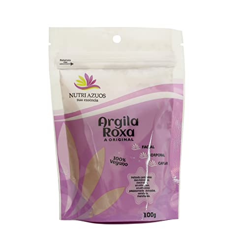 Argila Roxa - Máscara Facial Skin Care - 100g