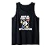 Dont be neagtive be a proton be positiv Atom Physik Tank Top