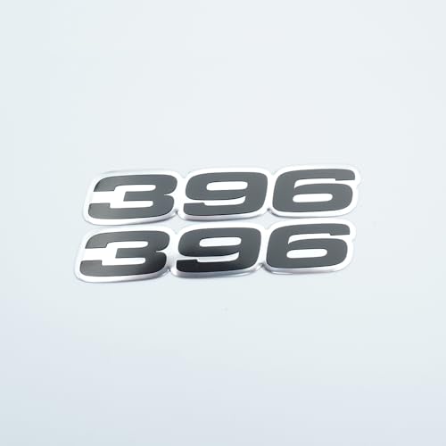 Placa de identificación de motor 396 en aluminio pulido para camión 5