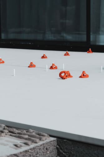 Flat-Pro® Twist-it - 250 Gewindelaschen 4 mm Fugenbreite - 3-20 mm Fliesenstärke - Fliesen Nivelliersystem