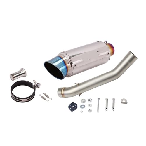 Silenciador de escape modificado Z750 2004-2008 con enlace slip on regulable