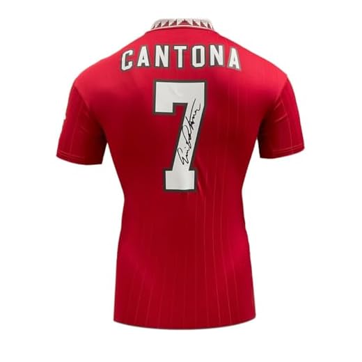 Eric Cantona Signed Soccer Jersey