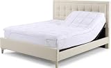 Royal Tradition 2 Inch Plush 100 Percent Microfiber Top Split King Down Alternative Mattress Pad/Topper White