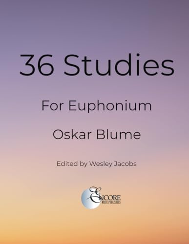 36 Studies for Euphonium cahier de partitions avec progression lineaire - 2