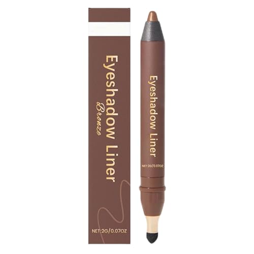 Lápiz De Ojos Impermeable Y Resistente Al Ahumado De Doble Punta, Lápiz Delineador De Doble Punta, Herramienta De Maquillaje Antimanchas Para Citas Compras Fiestas Baile Viajes Actuaciones Mujeres Dam