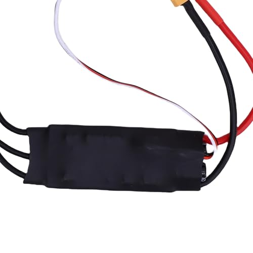 Generic 30A 2-3S Brushless ESC, 3A BEC 2-3S Electronic Speed Controller with 3.5mm Shell Plugs for RC Drone Airplane Brushless Motors