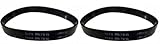 (2) Belts for Bissell 3031123 Vacuum Cleaner Pack