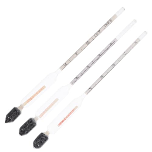 MUCKLILY 3pcs Sugar Meter Maple Syrup Measurement Sugar Content Scale Measuring Maple Syrup Hydrometer Liquid Gauges Beer Hydrometers Home Hydrometer Syrup Tester Sugar Scales Sugar Gauges