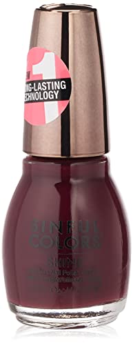 SinfulColors SinfulShine Nail Polish Liquid, Plumberry, 0.5 fl oz