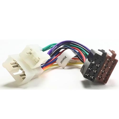 Xtenzi Car Radio ISO Wire Harness Compatible with Toyota Tacoma 2005-2020, RAV4 1996-2009, Tundra 2004-2018 Subaru 2014-2019 Stereo Cable Plug XT1761-12