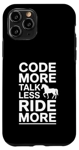 Code More Talk Less Ride More ��n�v���O���}�[ �X�}�z�P�[�X iPhone 11 Pro �p