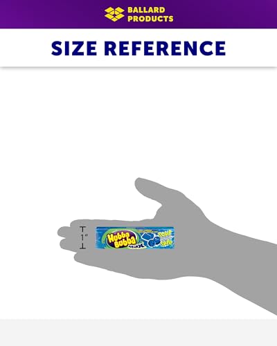 Hubba Bubba Bubble Gum Variety Pack of 15 - Original, Blue Raspberry, Strawberry - 3 Flavors of Hubba Bubba Gum - Gum with Liquid Center - Bundle with Ballard Products Pocket Bag