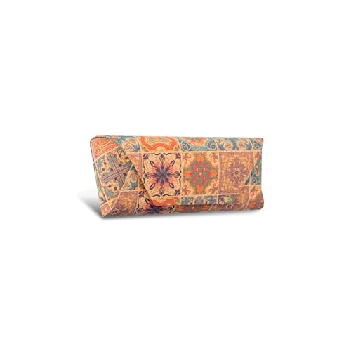 Image of Eyeglass Case Hard Shell, Portable Sunglass Case, fashionable PU Leather Eyeglass Case, Lightweight